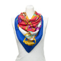 Scarf Scarf Blue 100% Twill Silk
