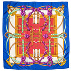 Scarf Scarf Blue 100% Twill Silk