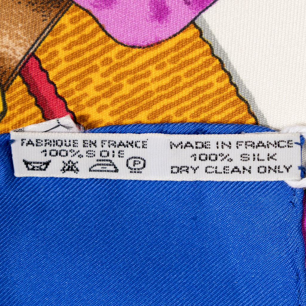Scarf Scarf Blue 100% Twill Silk