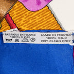 Scarf Scarf Blue 100% Twill Silk