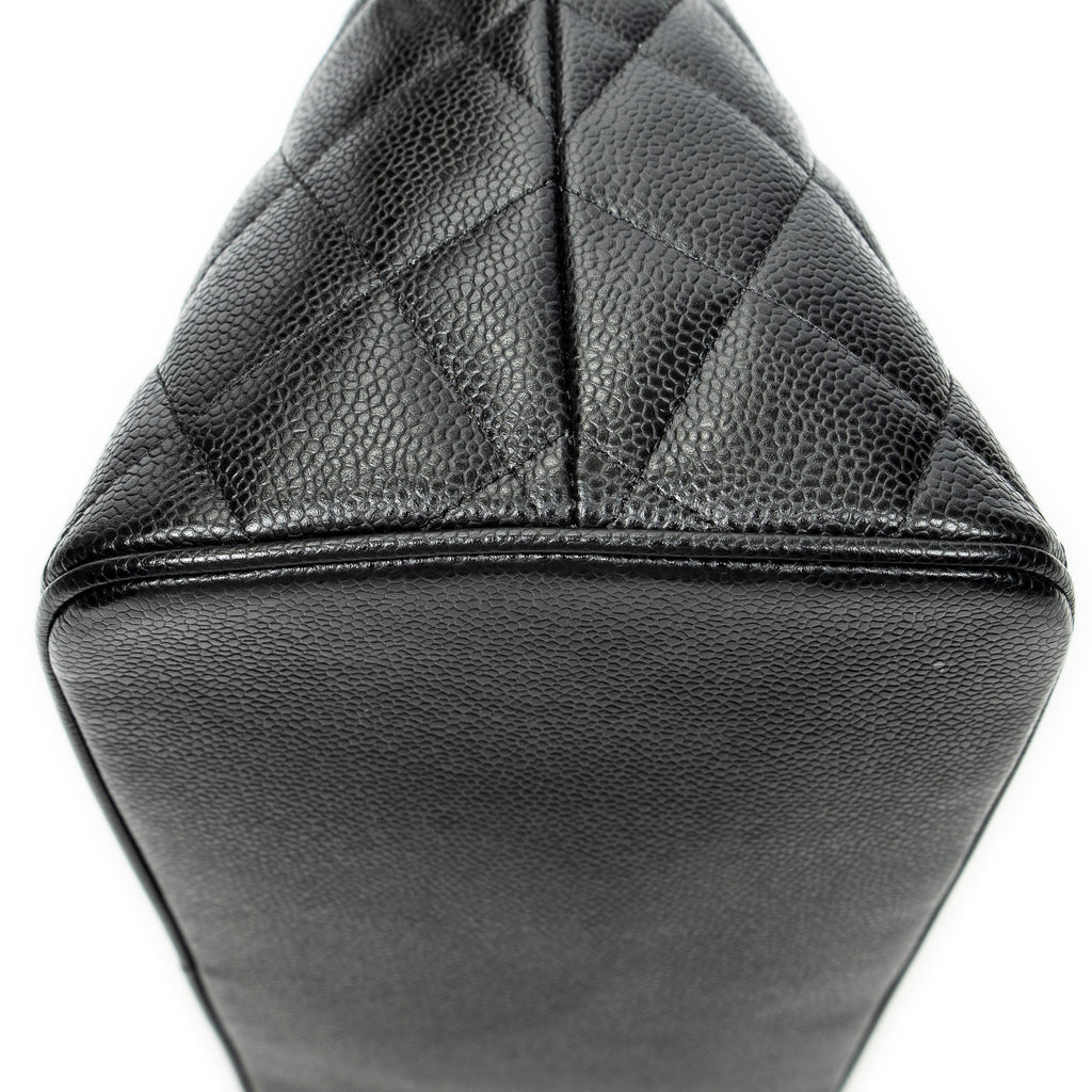 Shoulder Bag Timeless Medallion Tote Black Quilted Caviar Leather