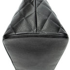 Shoulder Bag Timeless Medallion Tote Black Quilted Caviar Leather