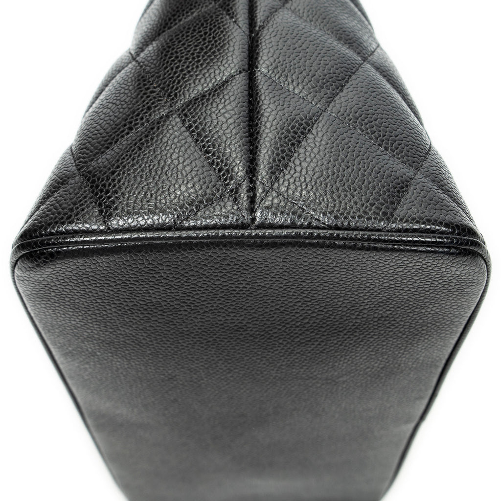 Shoulder Bag Timeless Medallion Tote Black Quilted Caviar Leather