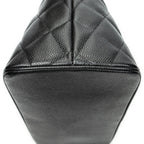 Shoulder Bag Timeless Medallion Tote Black Quilted Caviar Leather