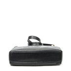 Shoulder Bag CC Front Pocket Chain Tote Black Caviar Leather