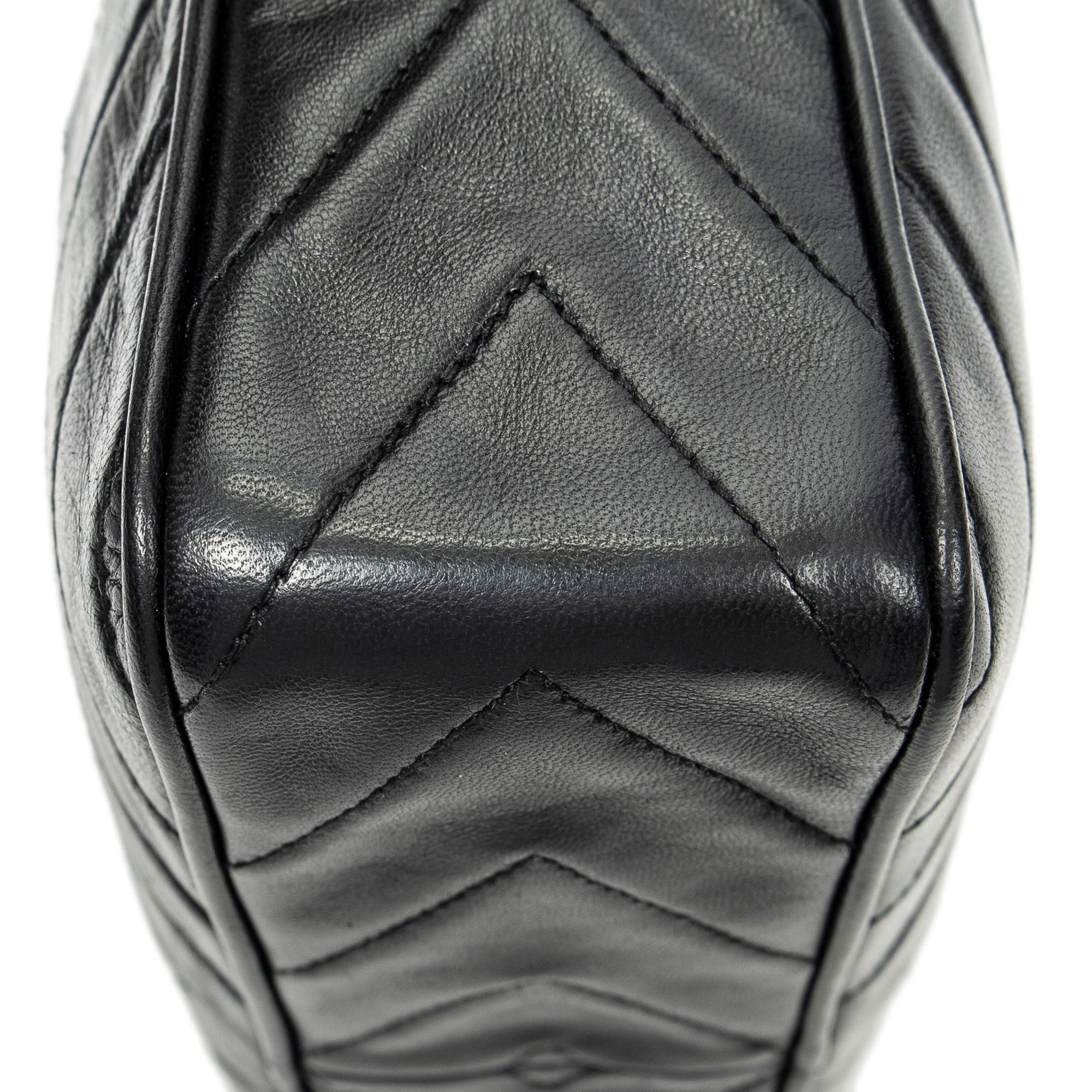 Shoulder Bag CC Tassel Camera Bag Black Diamond Quilted Lambskin Leather