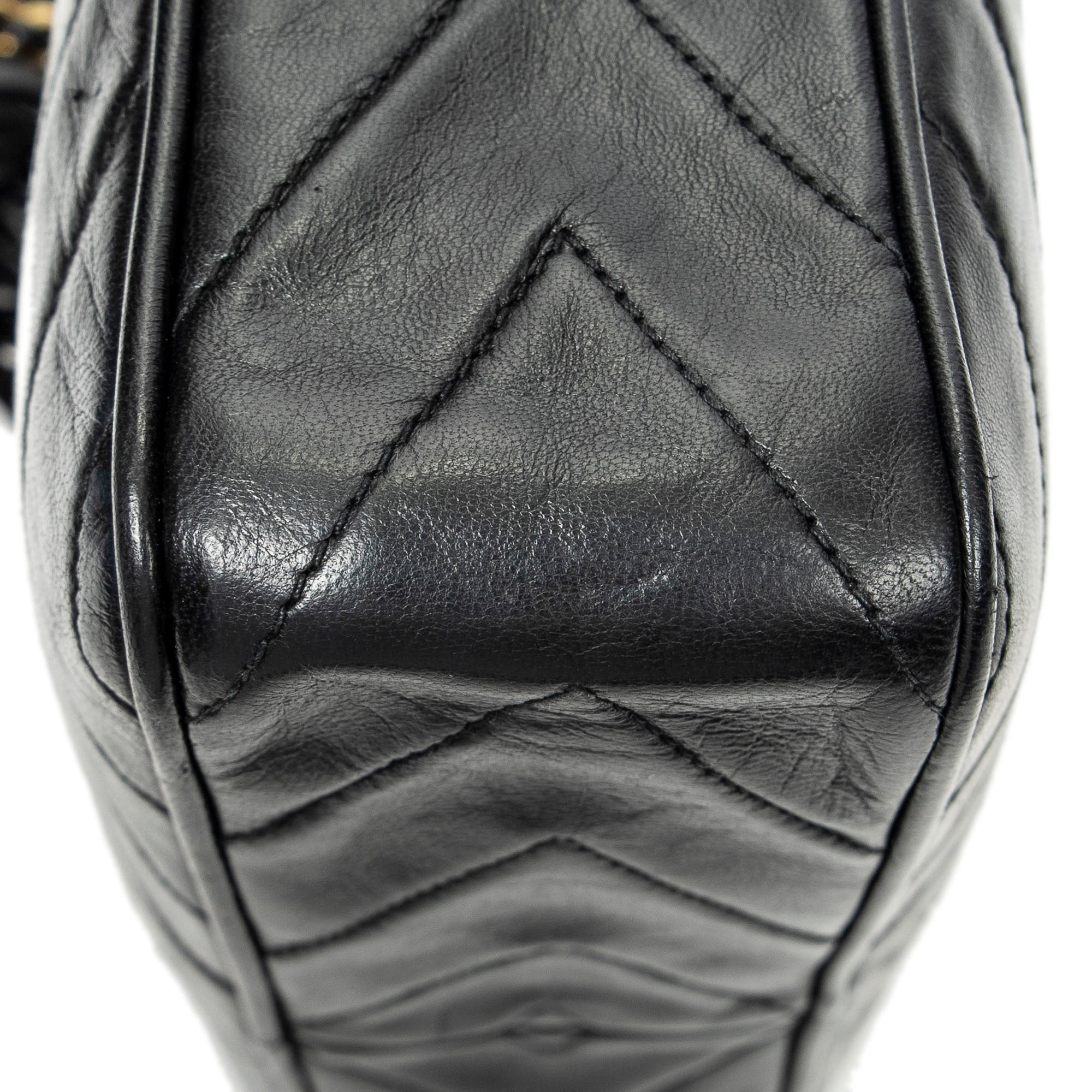 Shoulder Bag CC Tassel Camera Bag Black Diamond Quilted Lambskin Leather