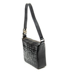 Shoulder Bag CC Square Zip Hobo Black Quilted Chocobar Leather