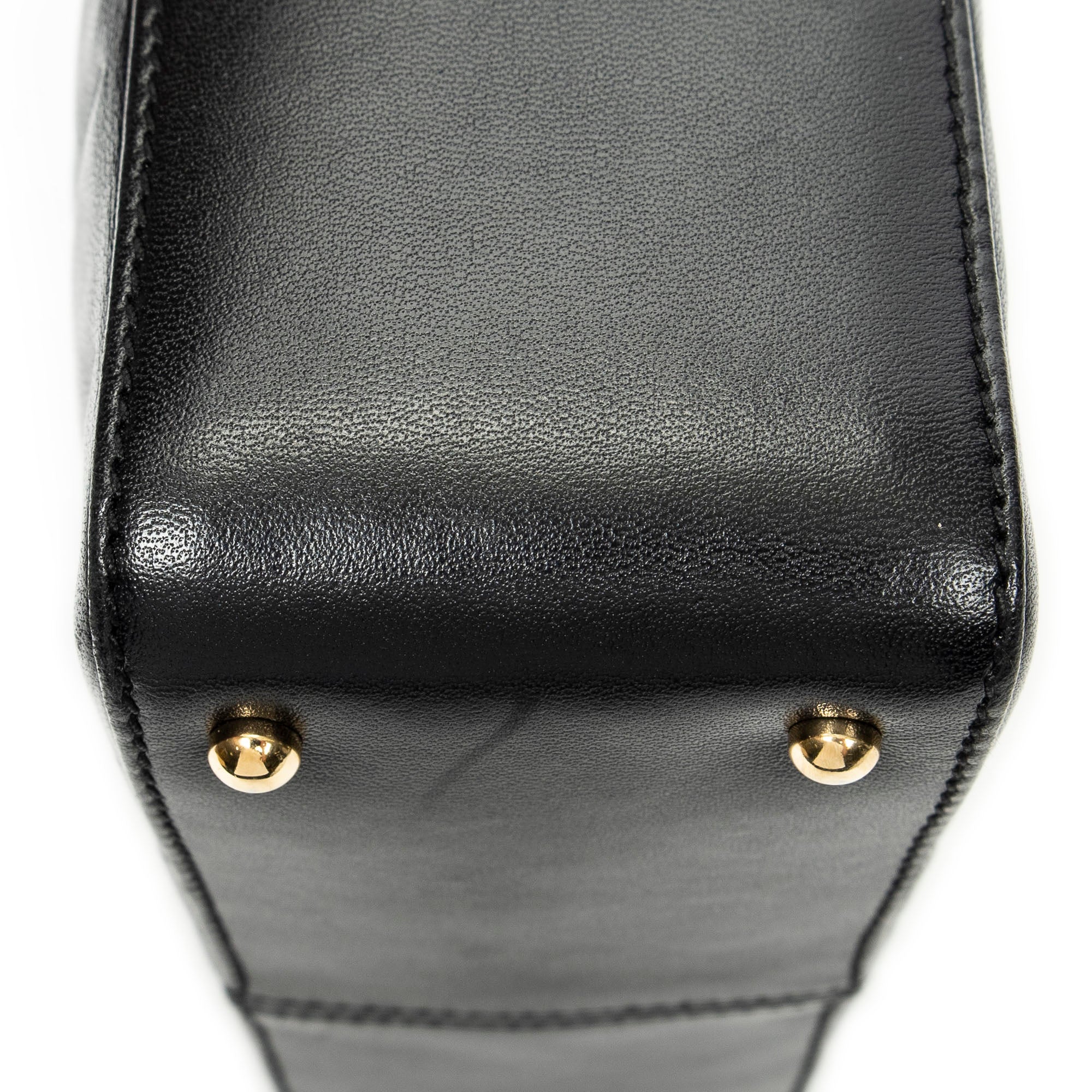 Shoulder Bag CC Square Zip Hobo Black Quilted Chocobar Leather