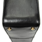 Shoulder Bag CC Square Zip Hobo Black Quilted Chocobar Leather