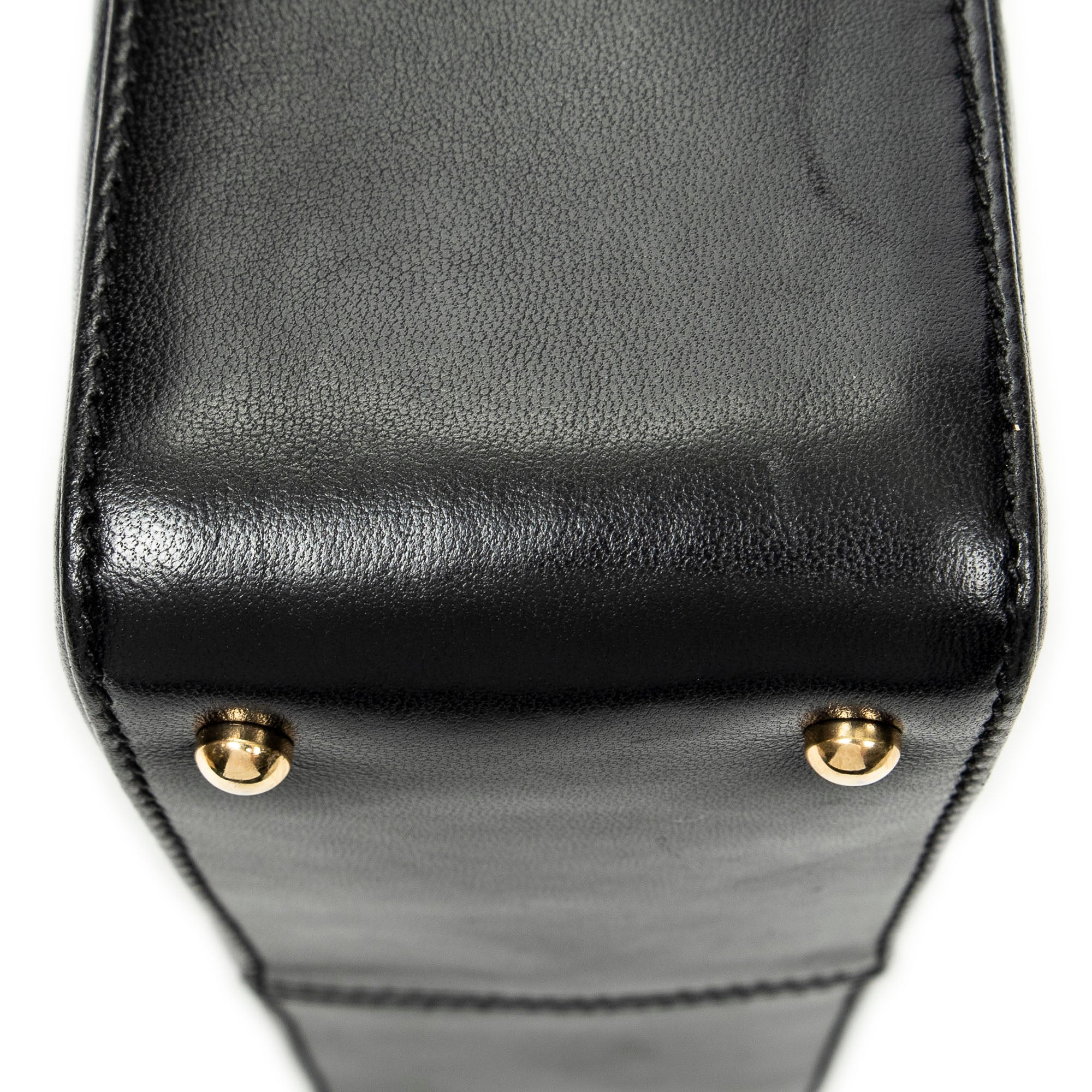 Shoulder Bag CC Square Zip Hobo Black Quilted Chocobar Leather
