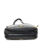 Shoulder Bag Triple CC Chain Tote Black Caviar Leather