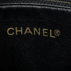 Shoulder Bag Triple CC Chain Tote Black Caviar Leather