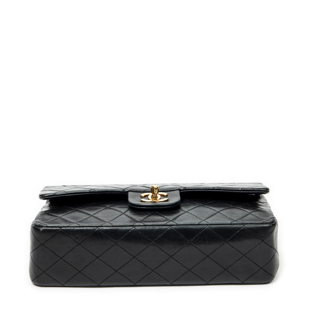 Shoulder Bag Classic Double Flap 26 Black Quilted Lambskin Leather