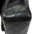 Shoulder Bag Classic Double Flap 26 Black Quilted Lambskin Leather