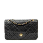 Shoulder Bag Classic Double Flap 26 Black Quilted Lambskin Leather