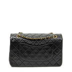 Shoulder Bag Classic Double Flap 26 Black Quilted Lambskin Leather