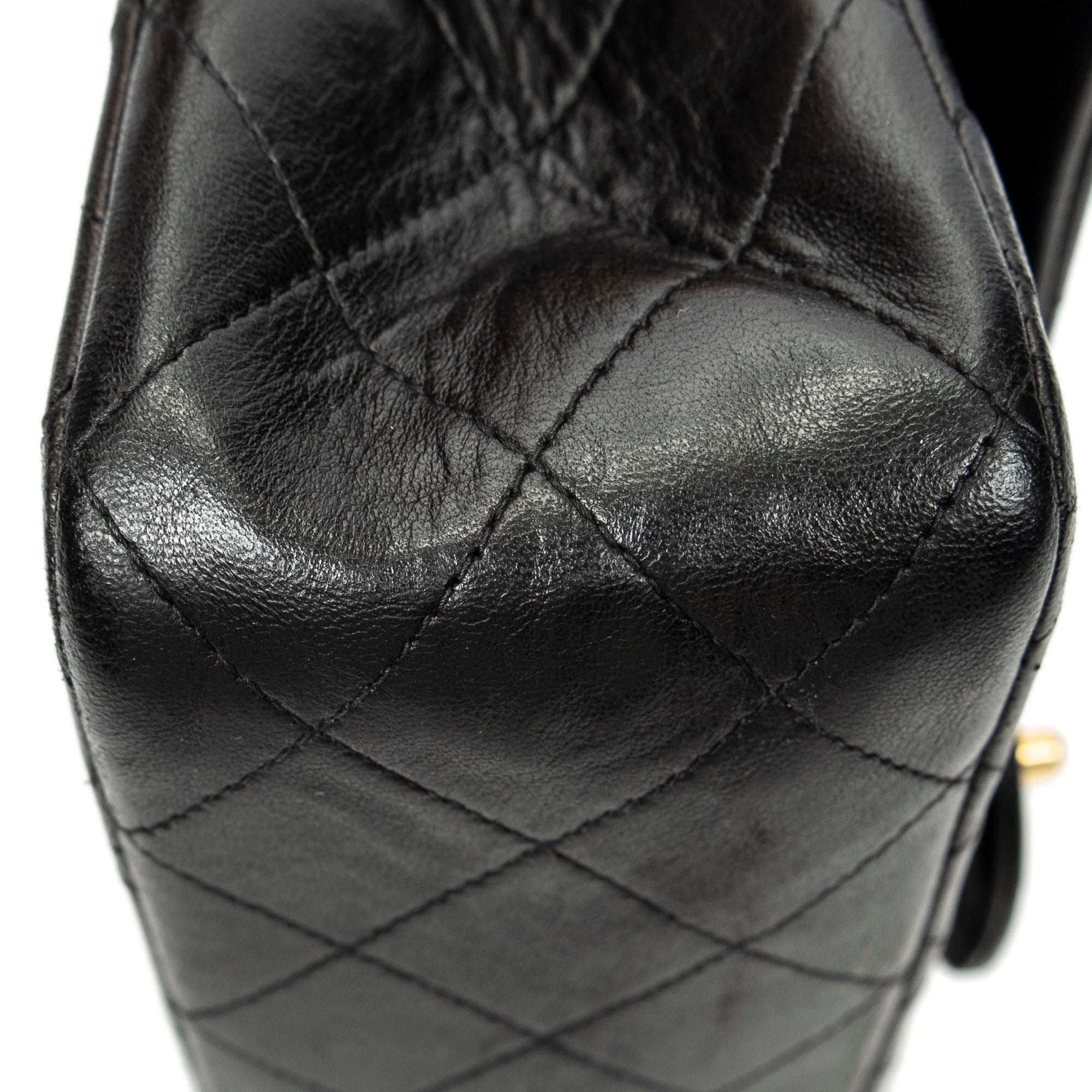 Shoulder Bag Classic Double Flap 26 Black Quilted Lambskin Leather