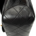 Shoulder Bag Classic Double Flap 26 Black Quilted Lambskin Leather