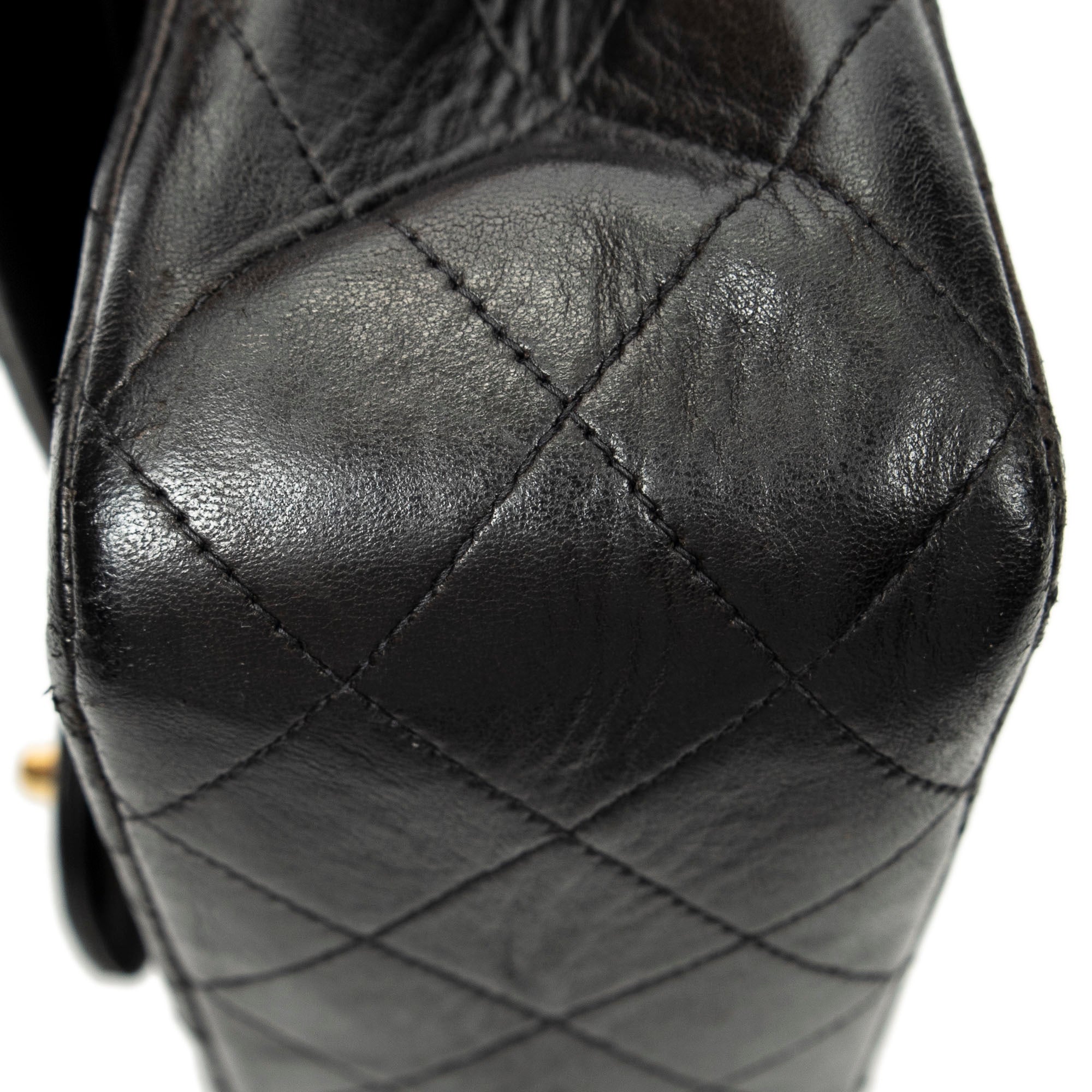 Shoulder Bag Classic Double Flap 26 Black Quilted Lambskin Leather