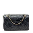 Shoulder Bag Classic Double Flap 26 Black Quilted Lambskin Leather