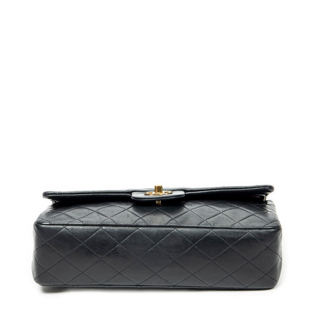 Shoulder Bag Classic Double Flap 26 Black Quilted Lambskin Leather