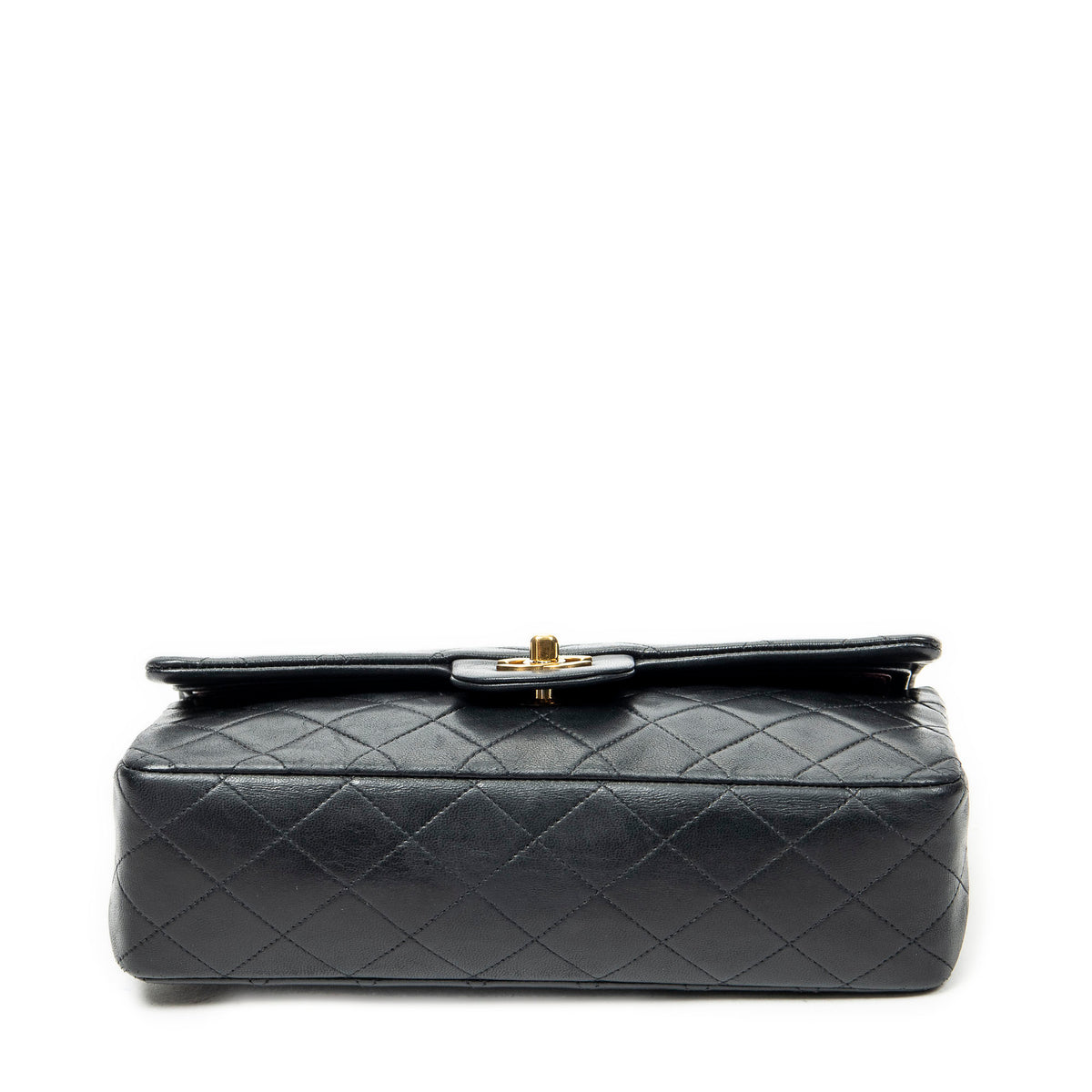 Shoulder Bag Classic Double Flap 26 Black Quilted Lambskin Leather