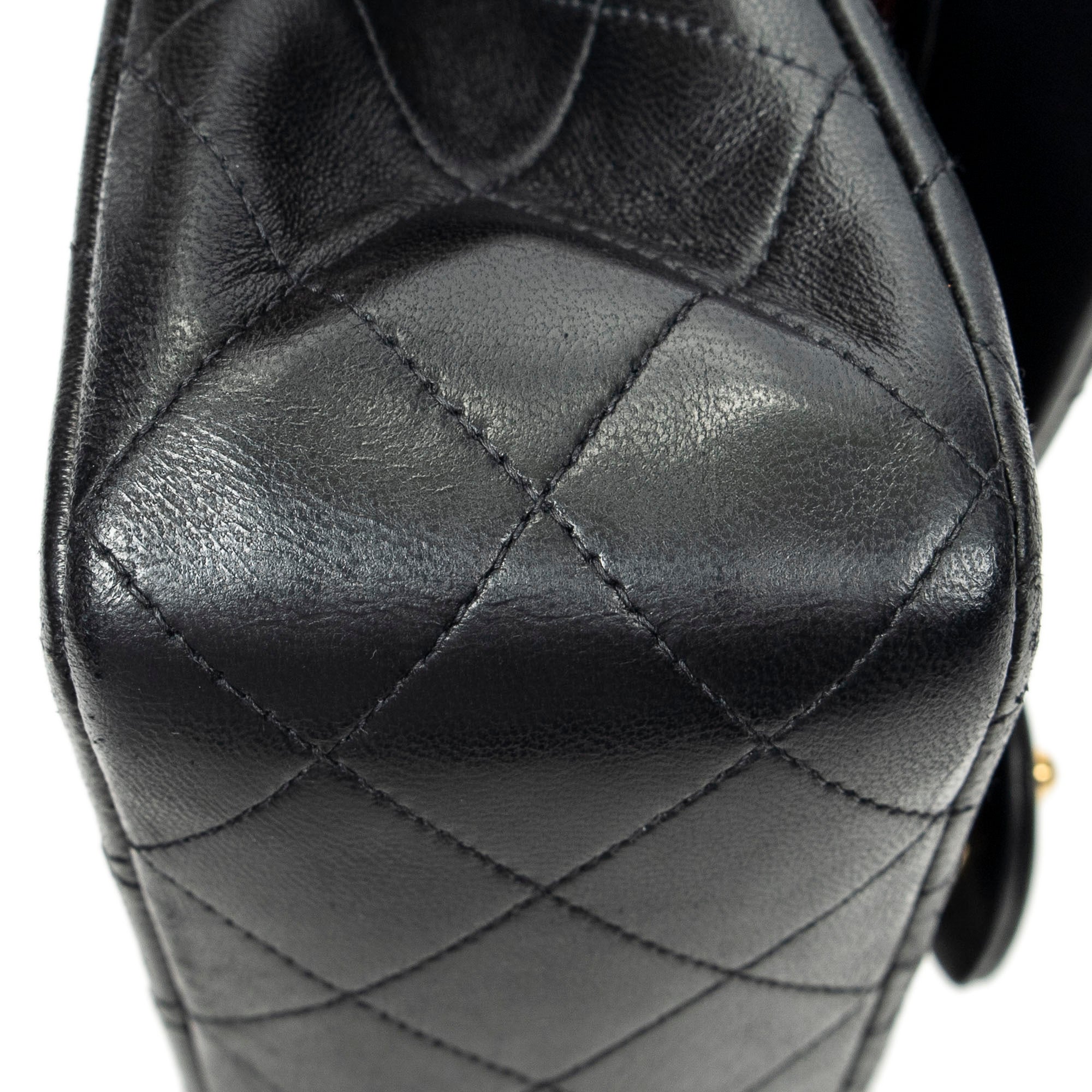 Shoulder Bag Classic Double Flap 26 Black Quilted Lambskin Leather