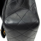 Shoulder Bag Classic Double Flap 26 Black Quilted Lambskin Leather