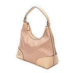Shoulder Bag Medium Lovely Heart Hobo Light Pink Metallic Monogrammed Canvas