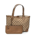 Shoulder Bag Small Craft Tote Beige Monogrammed Canvas