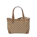 Shoulder Bag Small Craft Tote Beige Monogrammed Canvas