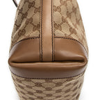 Shoulder Bag Small Craft Tote Beige Monogrammed Canvas
