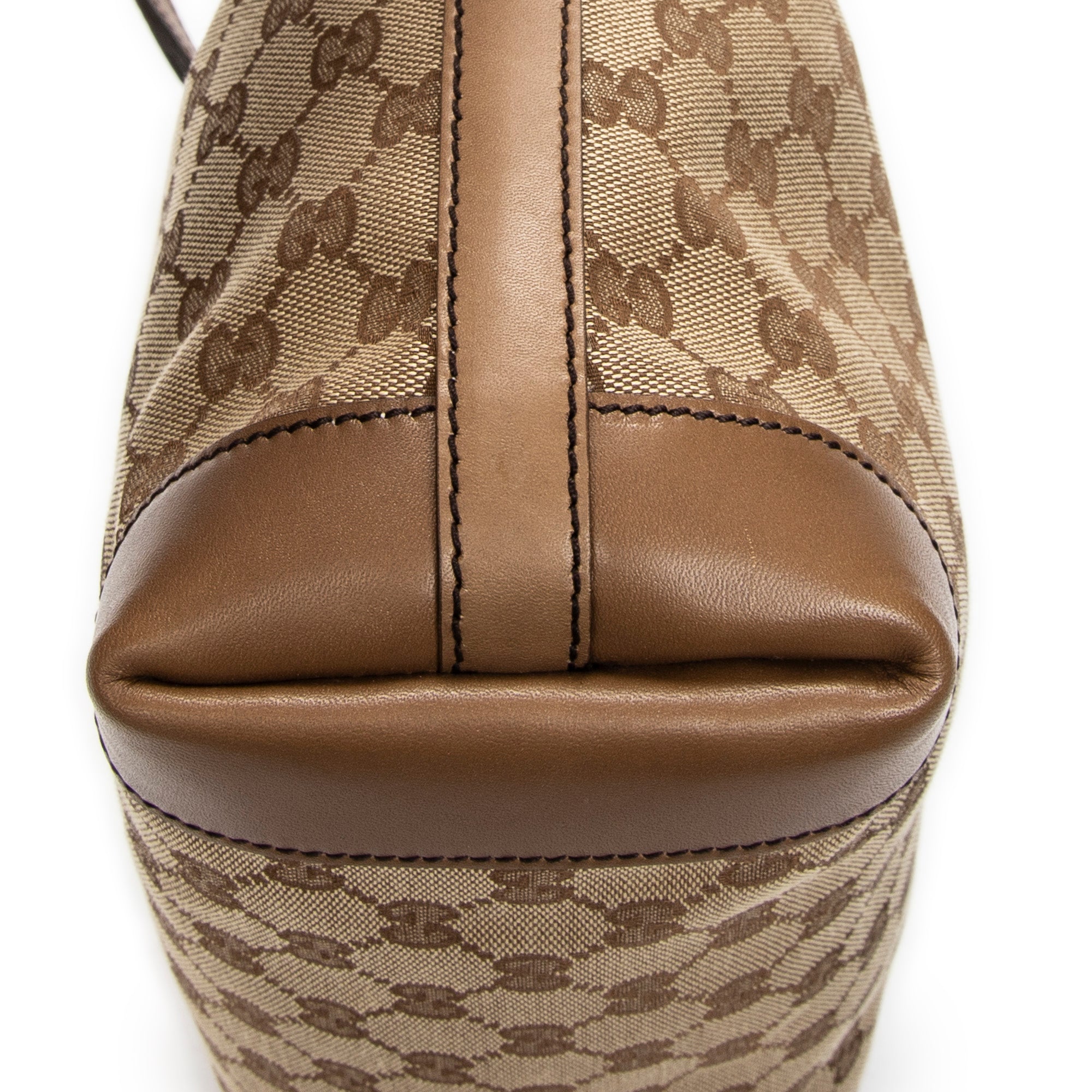 Shoulder Bag Small Craft Tote Beige Monogrammed Canvas