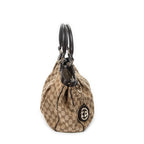 Shoulder Bag Small Sukey Tote Beige Monogrammed Canvas