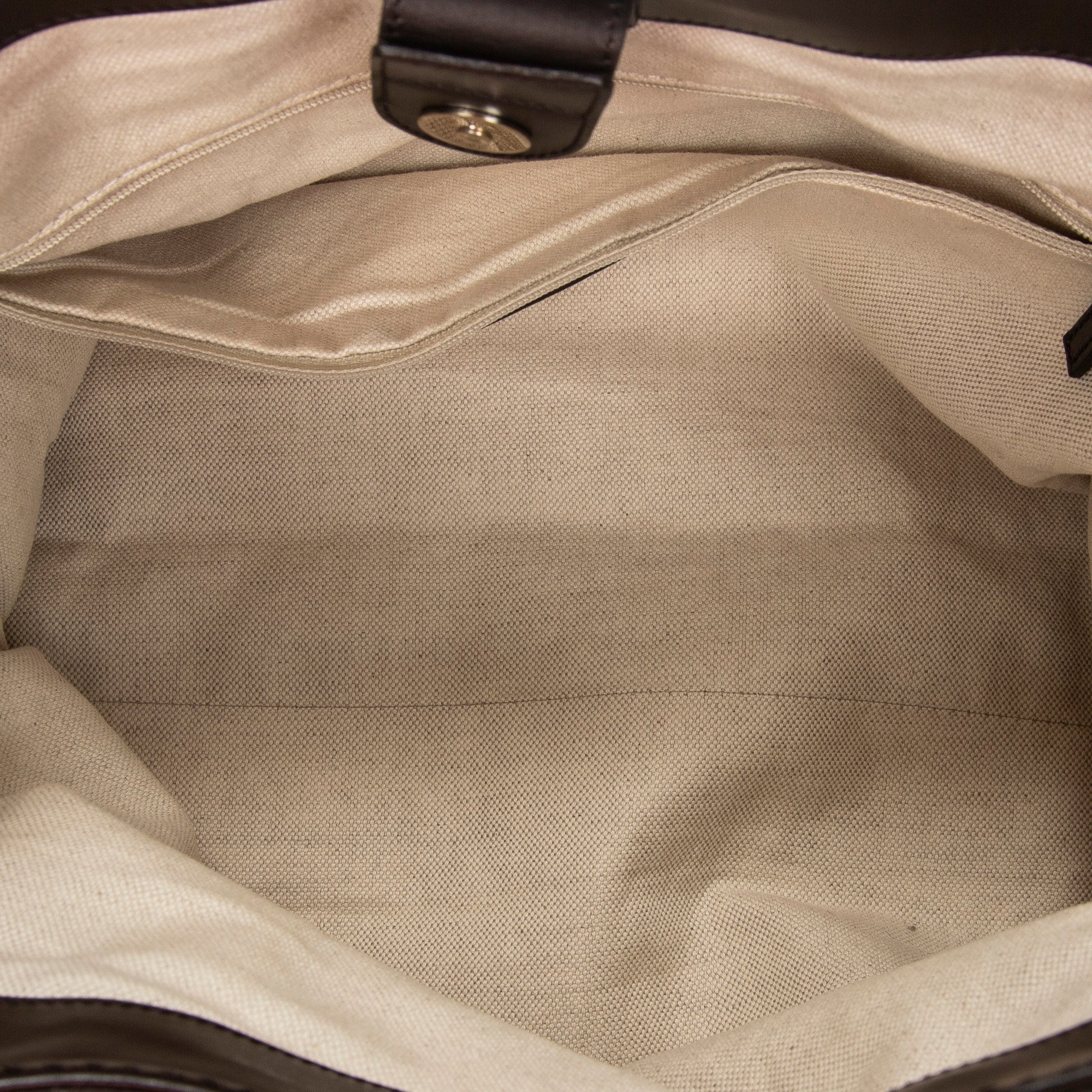 Shoulder Bag Small Sukey Tote Beige Monogrammed Canvas