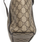 Shoulder Bag Zip Shopping Tote Beige Monogrammed Canvas