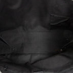 Shoulder Bag Large Web Princy Tote Black Monogrammed Nylon Canvas
