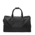 Travel Bag Travel Boston Black Monogrammed Nylon Canvas