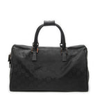 Travel Bag Travel Boston Black Monogrammed Nylon Canvas