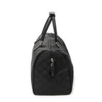 Travel Bag Travel Boston Black Monogrammed Nylon Canvas
