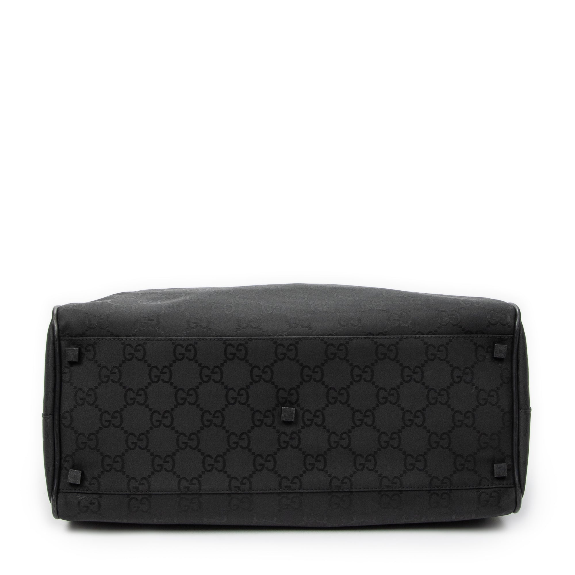 Travel Bag Travel Boston Black Monogrammed Nylon Canvas