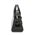 Shoulder Bag Baby Monogram Cabas Black Calfskin Leather