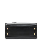 Shoulder Bag Baby Monogram Cabas Black Calfskin Leather