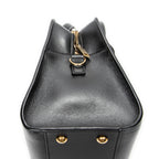 Shoulder Bag Baby Monogram Cabas Black Calfskin Leather