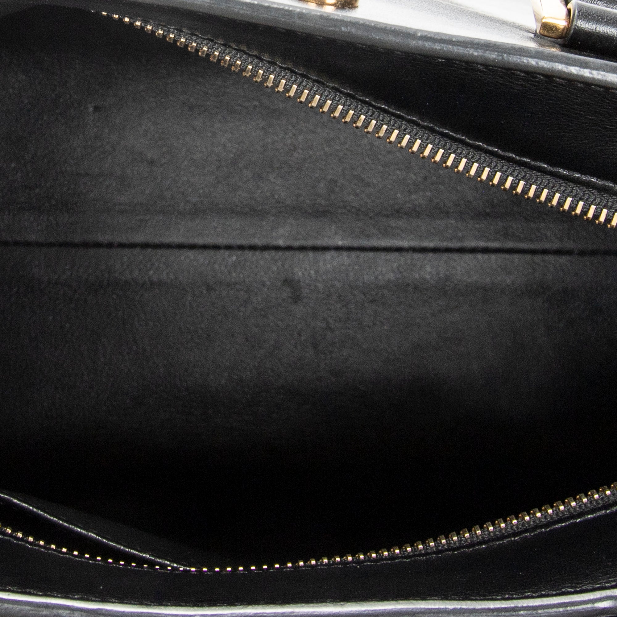 Shoulder Bag Baby Monogram Cabas Black Calfskin Leather