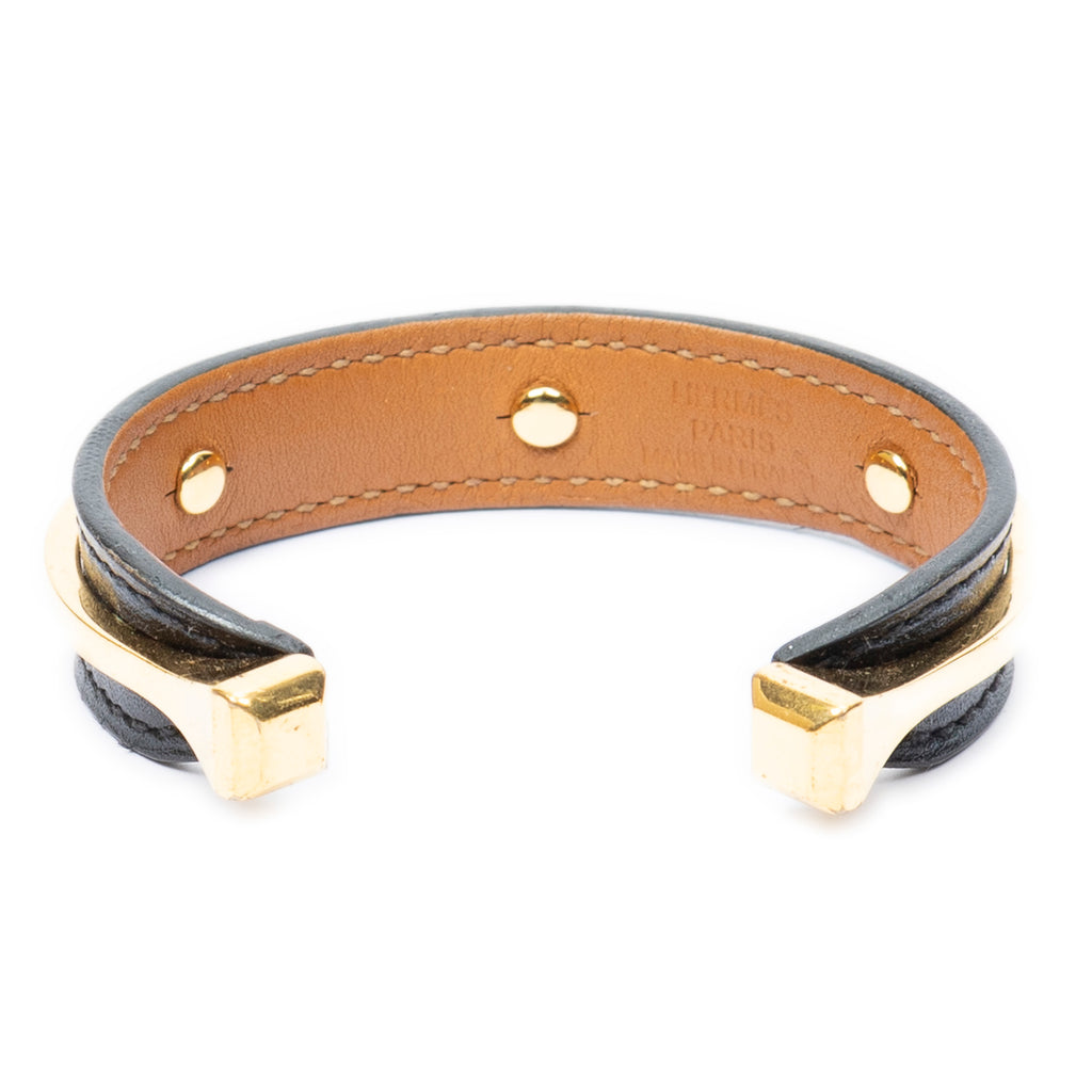 Bracelet Binome Cuff Bracelet S Black Box Leather