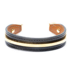 Bracelet Binome Cuff Bracelet S Black Box Leather