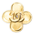 Brooch CC Clover Brooch Gold Gold Plated