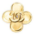 Brooch CC Clover Brooch Gold Gold Plated